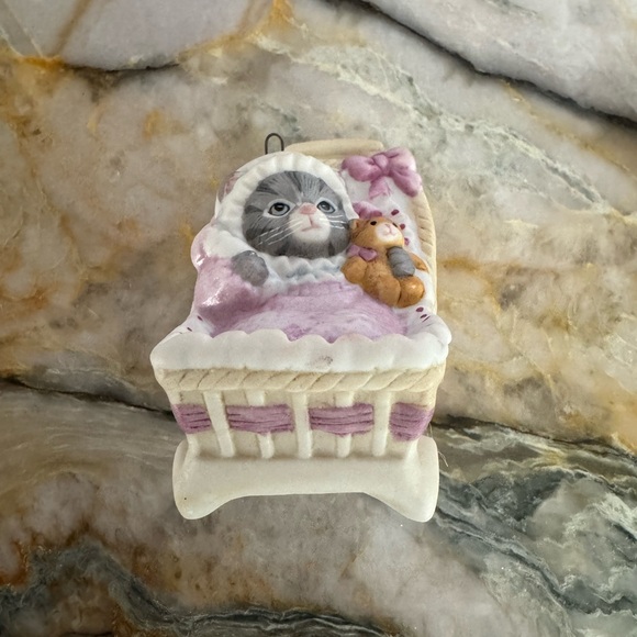 Schmid - Kitty Cucumber 1987 - Vintage Christmas Ornaments - Picture 5 of 10